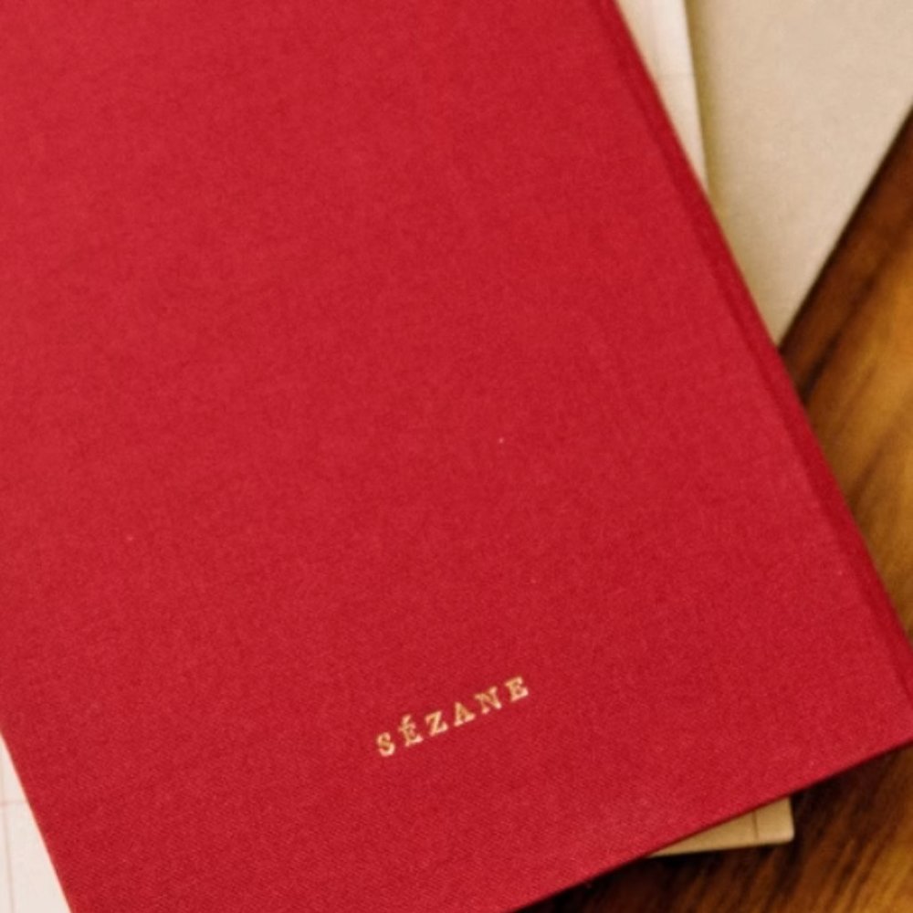 Sézane Carnet Tissu Libre Service | Red